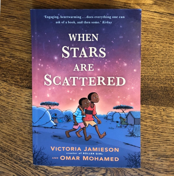 When Stars Are Scattered by Omar Mohamed Victoria Jamieson Cover
